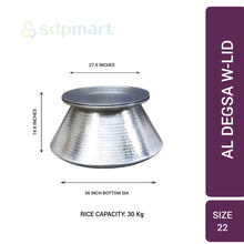 Load image into Gallery viewer, SDPMart Aluminum Degsa W-Lid