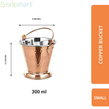Load image into Gallery viewer, SDPMart Copper Bucket