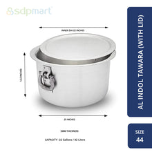 Load image into Gallery viewer, SDPMart Aluminum Full Tawara W/Lid