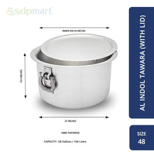 Load image into Gallery viewer, SDPMart Aluminum Full Tawara W/Lid