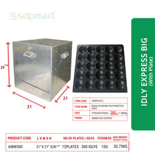 Load image into Gallery viewer, SDPMart Aluminum Idly Steamer- Express Big (With Plates)