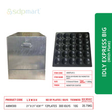Load image into Gallery viewer, SDPMart Aluminum Idly Steamer- Express Big (With Plates)