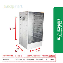 Load image into Gallery viewer, SDPMart Aluminum Idly Steamer- Express(Steamer Only)