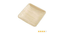 Load image into Gallery viewer, Premium Palm Leaf - 6 In Square Plate