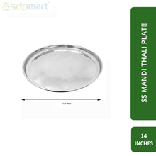 Load image into Gallery viewer, SDPMart SS Mandi Plate - Thali Plate