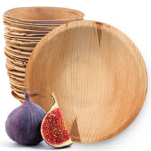Load image into Gallery viewer, SDPMart Premium Palm Leaf Plate Round Bowl(Flat) 5 INCH (100 Nos)