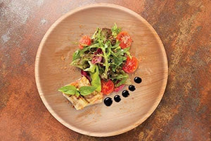 Premium Palm Leaf Plate - 10 Inch Round (25 pack)
