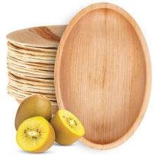 Load image into Gallery viewer, 7" Oval Palm Leaf Plate