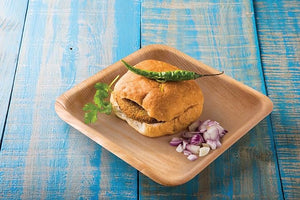 Premium Palm Leaf - 6 In Square Plate