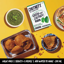 Load image into Gallery viewer, Green (Hari) Chutney | Serves 4-5 | Home Style Delicious &amp; Ready-to-Eat Mint Chutneys