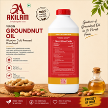 Load image into Gallery viewer, Akilam Virgin Peanut Oils