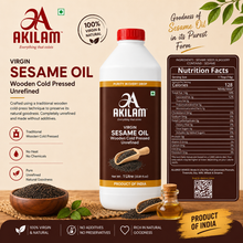 Load image into Gallery viewer, Akilam Virgin Sesame Oils