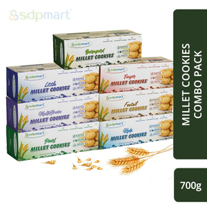 SDPMart Millet Cookies Combo - 700G (7 packs)