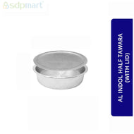 SDPMart Aluminum Half Tawara W-Lid (Biriyani Pot-Hundi)