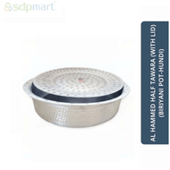 RENTAL - SDPMart Aluminum Hammed Half Tawara W-Lid - DAILY RATE