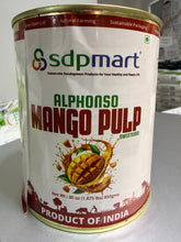 Load image into Gallery viewer, SDPMart Aseptic AlPhonso  Mango Pulp 3.1 KG