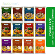 Combo Millet Vermicelli-Noodles-Pastas - 4+4+4 Assorted Packets