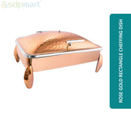 Rose Gold Rectangle Cheffing Dish