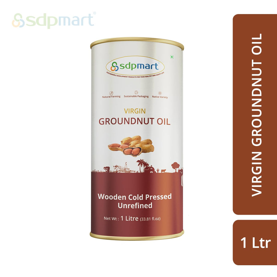 Peanut Oil (Wooden Cold pressed Virgin Groundnut Oil) - 1L, 2L, 5L Cans