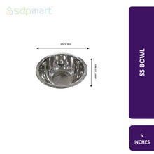 Load image into Gallery viewer, SDPMart SS Bowl
