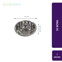Load image into Gallery viewer, SDPMart SS Bowl