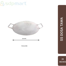 Load image into Gallery viewer, SDPMart SS Dosa Tawa Round Deep