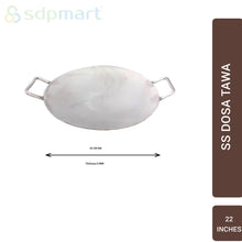 Load image into Gallery viewer, SDPMart SS Dosa Tawa Round Deep
