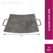 Load image into Gallery viewer, SDPMart SS SQUARE DOSA TAWA W STAND