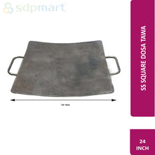 Load image into Gallery viewer, SDPMart SS SQUARE DOSA TAWA W STAND