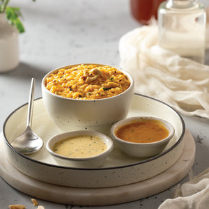 Tomato Pongal Pack [with Coconut Chutney & Sambar]