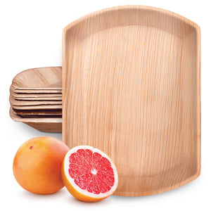 13" Rect Palm Leaf Tray