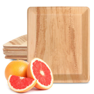 12"x10" Rect Palm Leaf Tray