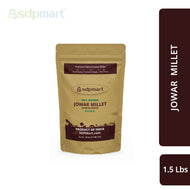 SDPMart Premium White Sorghum Millet (Unpolished) 1.5 LB (Jowar)