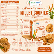 Load image into Gallery viewer, SDPMart Almond &amp; Cashew Millet Butter Cookies 100g