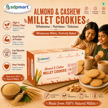 Load image into Gallery viewer, SDPMart Almond &amp; Cashew Millet Butter Cookies 100g