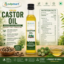 Load image into Gallery viewer, SDPMart premium wooden cold pressed Virgin Castor Oil