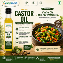 Load image into Gallery viewer, SDPMart premium wooden cold pressed Virgin Castor Oil