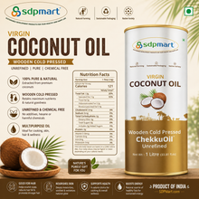Load image into Gallery viewer, Coconut Oil (Wooden Cold Pressed Virgin Oil)