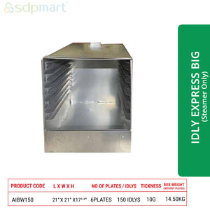 SDPMart Aluminum Idly Steamer- Express Big (Steamer Only)