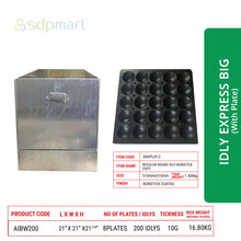 Load image into Gallery viewer, SDPMart Aluminum Idly Steamer- Express Big (With Plates)