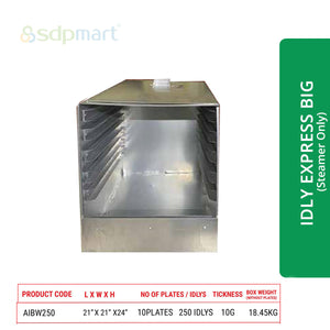SDPMart Aluminum Idly Steamer- Express Big (Steamer Only)