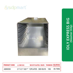 SDPMart Aluminum Idly Steamer- Express Big (Steamer Only)