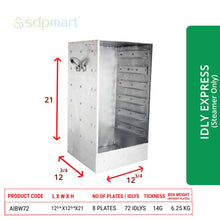 Load image into Gallery viewer, SDPMart Aluminum Idly Steamer- Express(Steamer Only)