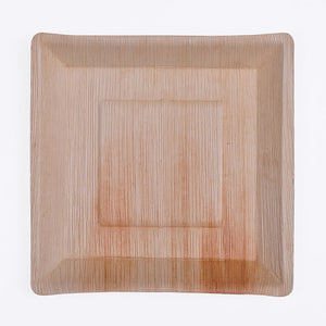 Premium Palm Leaf Plate - Square Plates/Rectangle Tray (25 count)