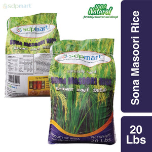 Sona Masoori Rice-20LB (Premium Quality)