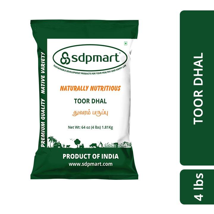 PREMIUM NATIVE TOOR DHAL - 1.81 KG (4 LBS)