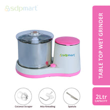Load image into Gallery viewer, SDPMART CLASSIC TABLE TOP WET GRINDER - 2 LIT