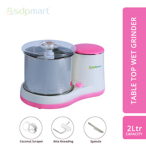 SDPMART CLASSIC TABLE TOP WET GRINDER - 2 LIT