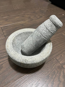 Indian Stone Mortar & Pestle (Idikal) - 7 inch