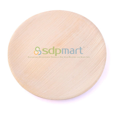 Premium Palm Leaf Plate - 10 Inch Round (25 pack)